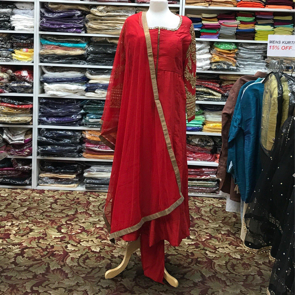 Anarkali Churidar Dupatta Size 46 - Mirage Sari Center