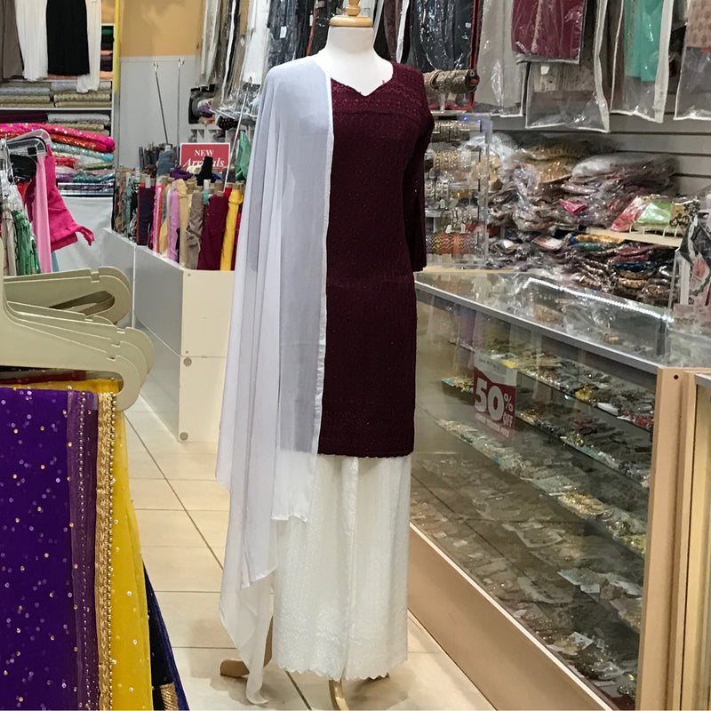 KURTA TROUSER SCARF SIZE 40