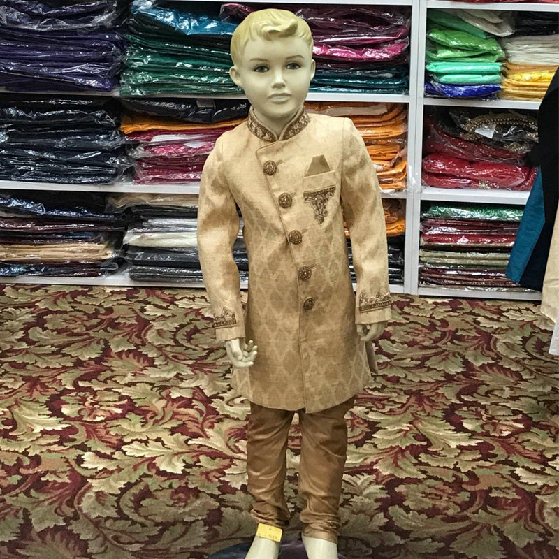 BOYS SHERWANI PAJAMA SIZE 6 - Mirage Sarees