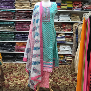KURTA CHURIDAR DUPPATA SIZE 42 - Mirage Sarees
