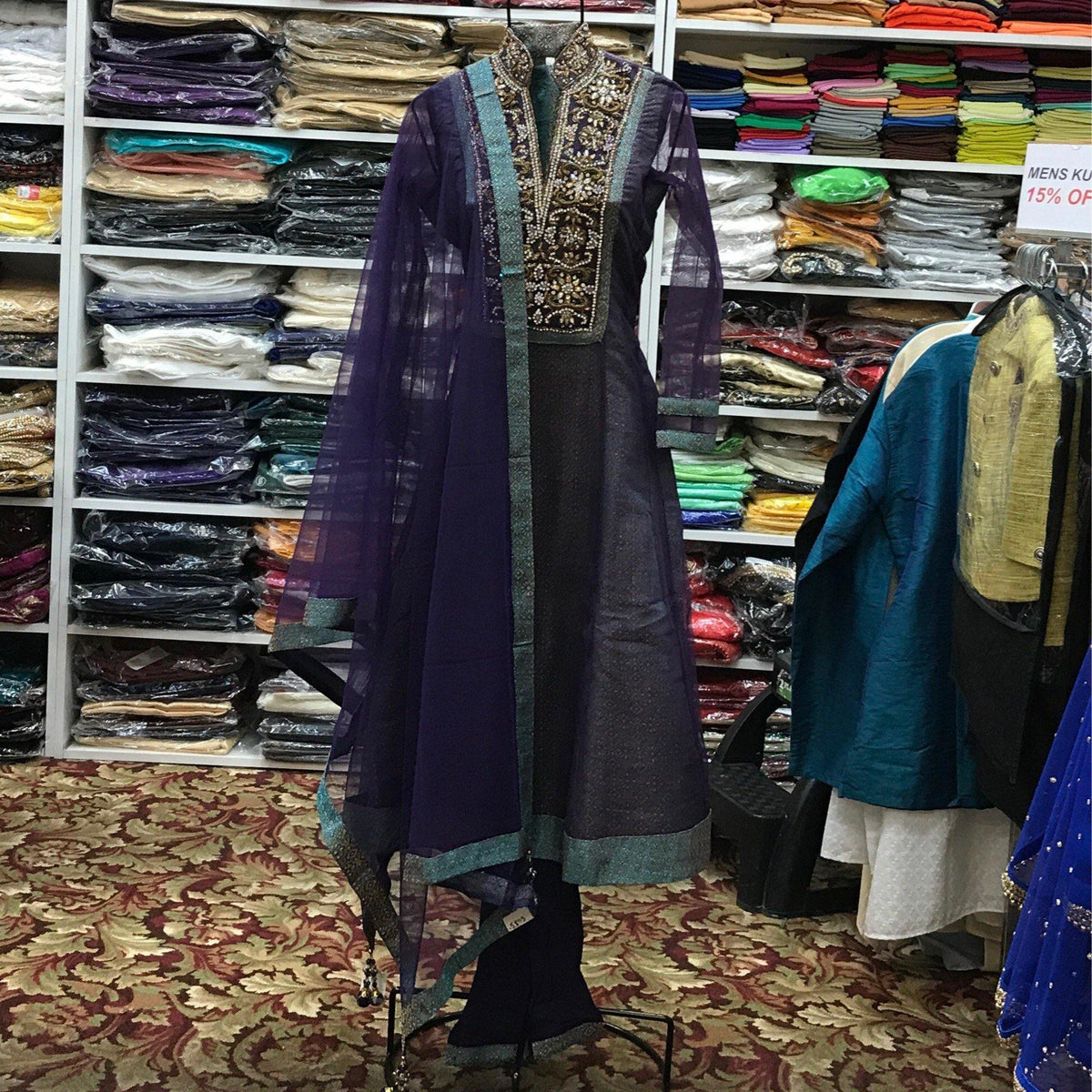 Kurta Churidar Dupatta Size 38 - Mirage Sari Center