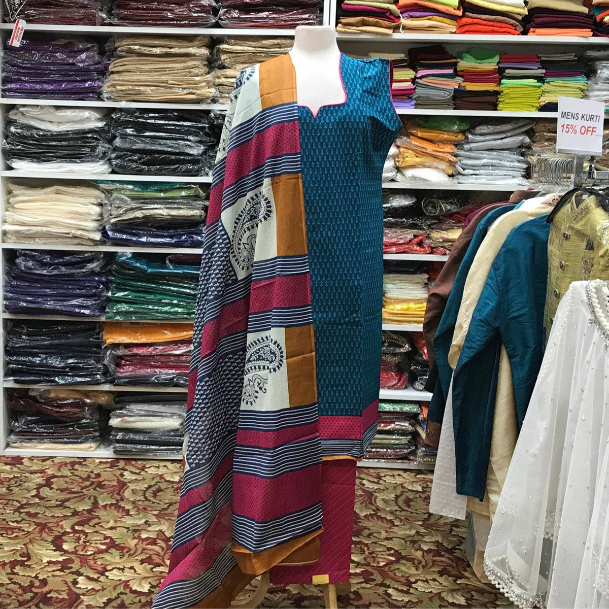 Kurta Shalwar Dupatta Size 40 - Mirage Sarees