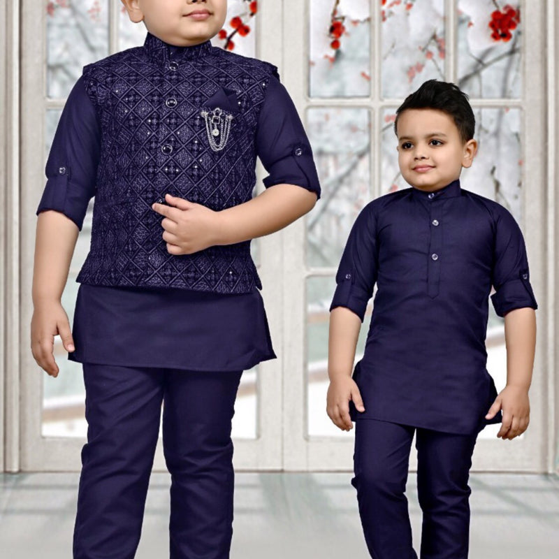KURTA TROUSER VEST, BOYS, SIZE 7