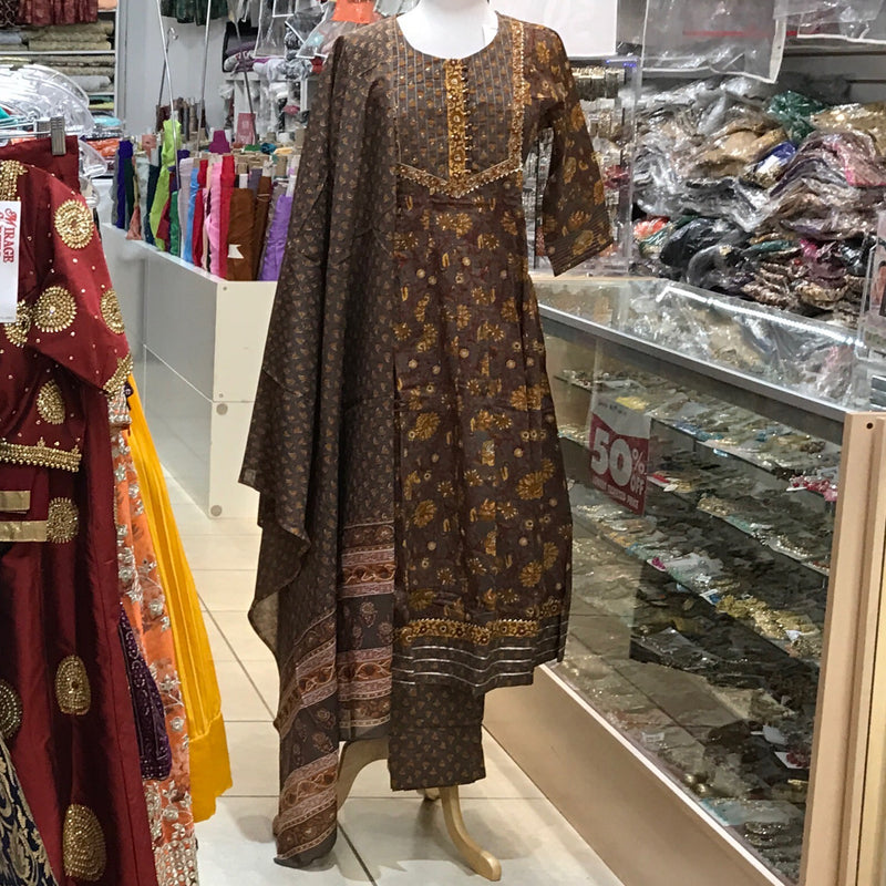 KURTA TROUSER SCARF, SIZE 44