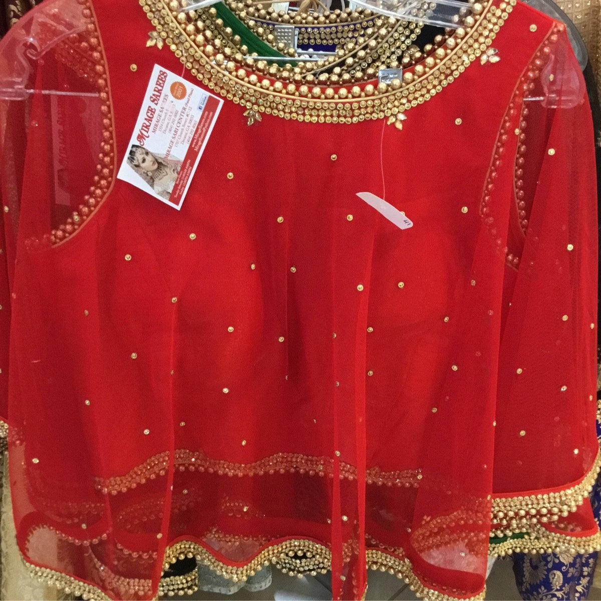 Pancho blouse - Mirage Sarees