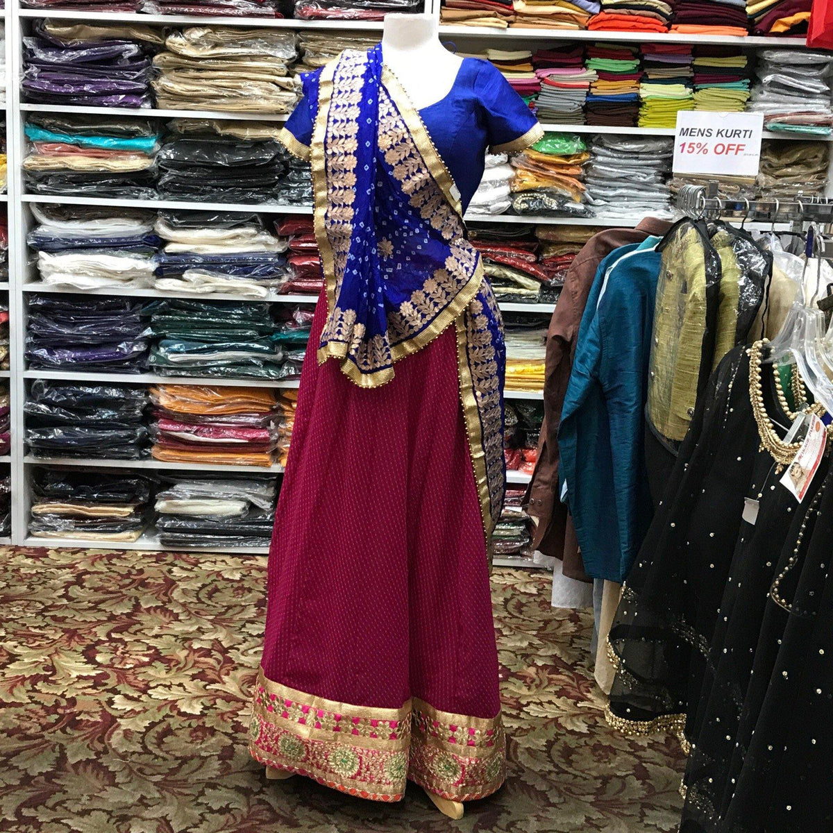 Lehenga Choli Dupatta Size 38 - Mirage Sari Center