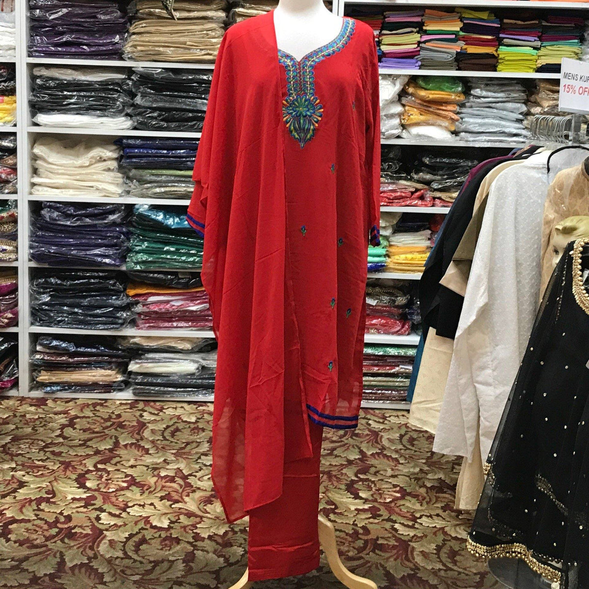 Kurta Shalwar Dupatta Size 50 - Mirage Sarees