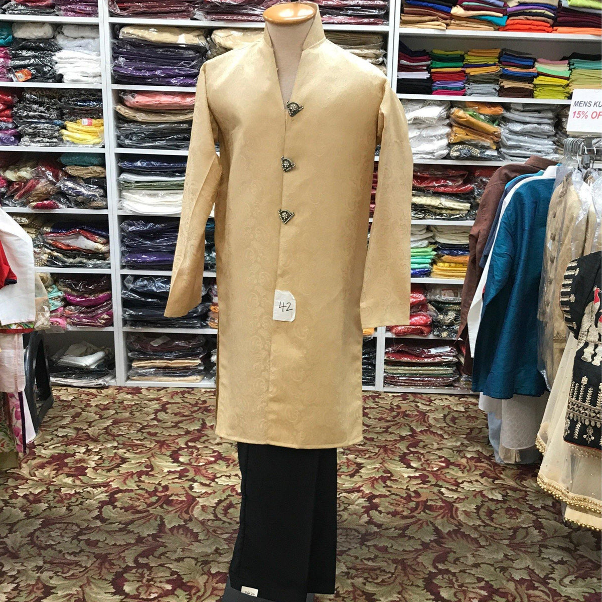Sherwani Shalwar Suit Size 42 - Mirage Sari Center
