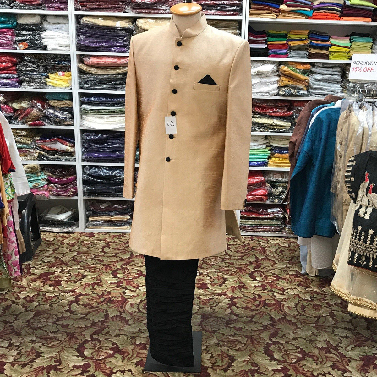 Sherwani Pajama Suit Size 42 - Mirage Sari Center
