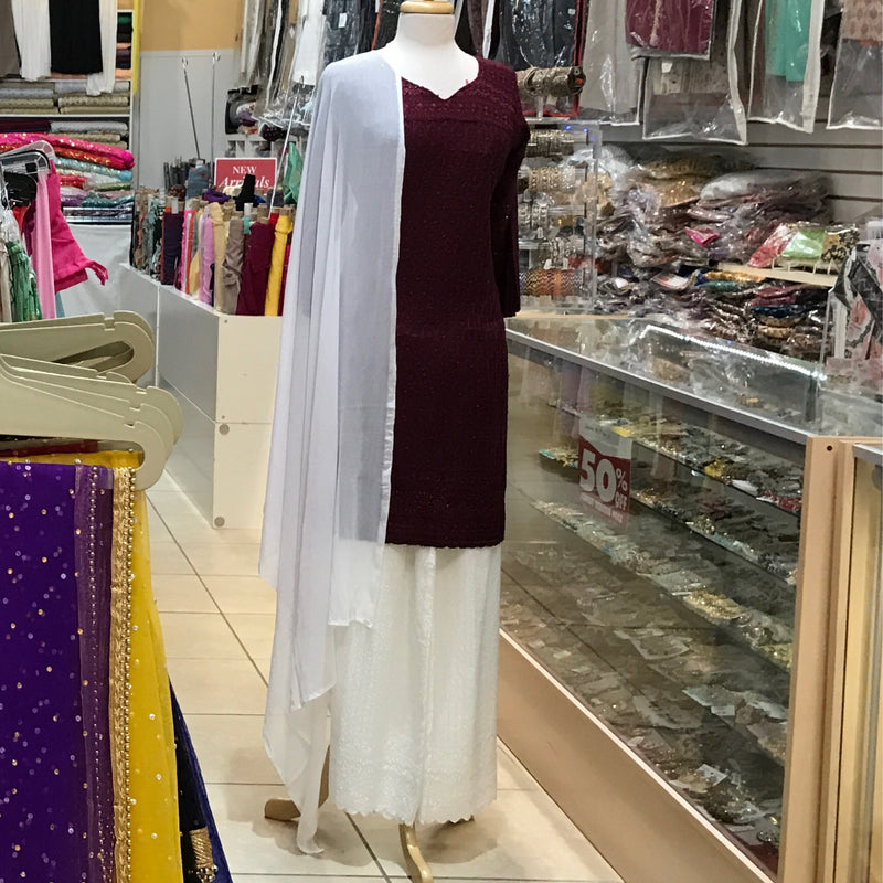 KURTA TROUSER SCARF SIZE 38