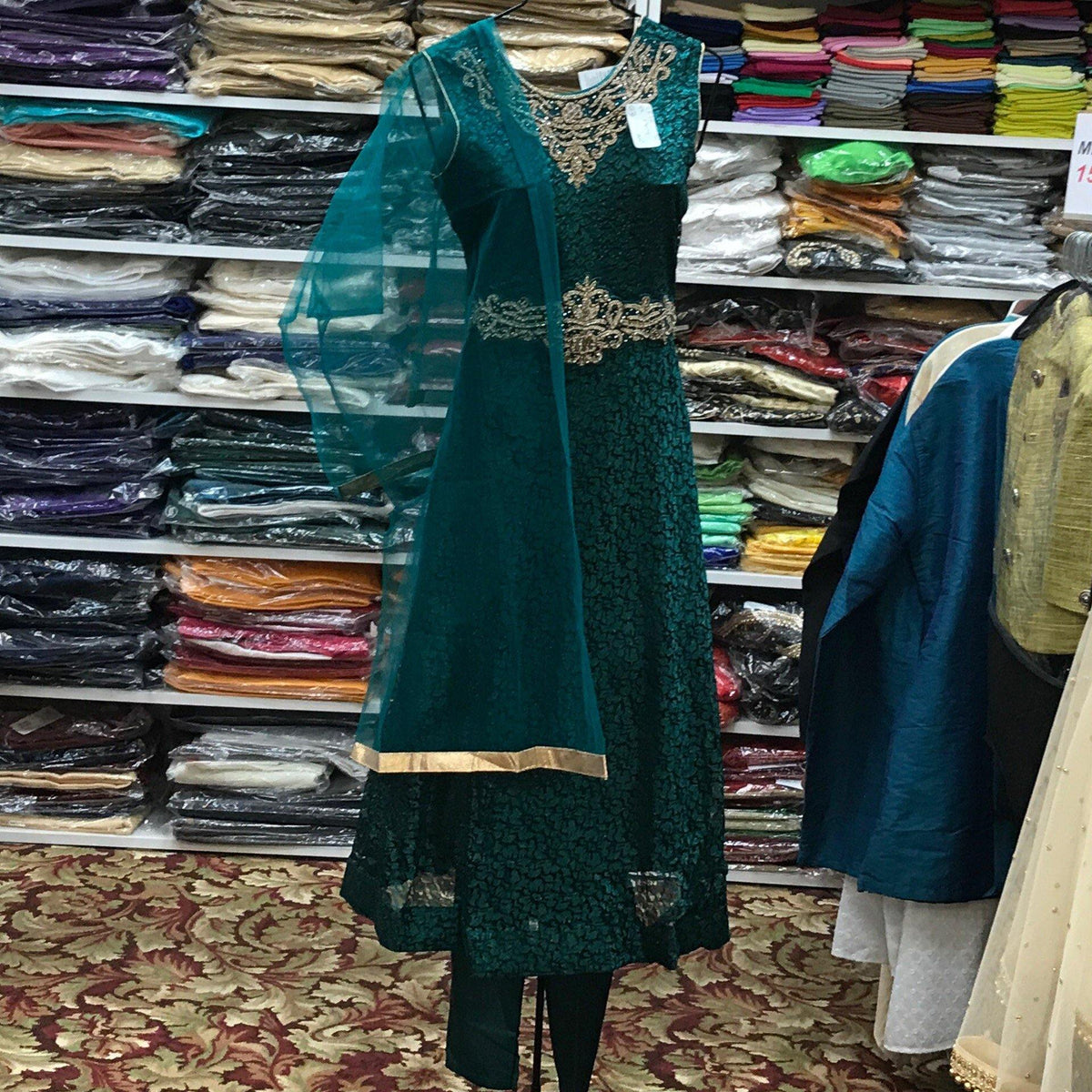 Anarkali Churidar Dupatta Size 34 - Mirage Sari Center