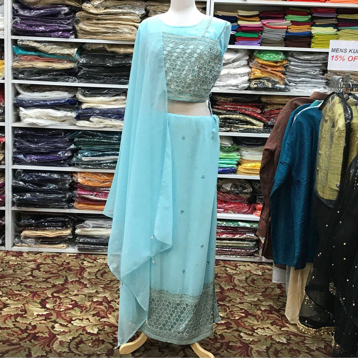Lehenga Choli Dupatta Size 44 - Mirage Sari Center
