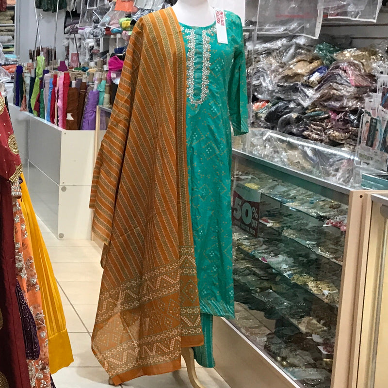 KURTA TROUSER SCARF, SIZE 40