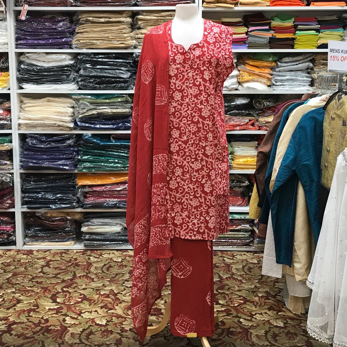 Kurta Shalwar Dupatta Size 40 - Mirage Sarees