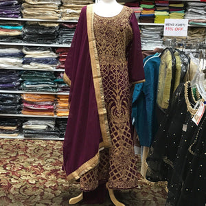 Anarkali Churidar Dupatta Size 50 - Mirage Sari Center