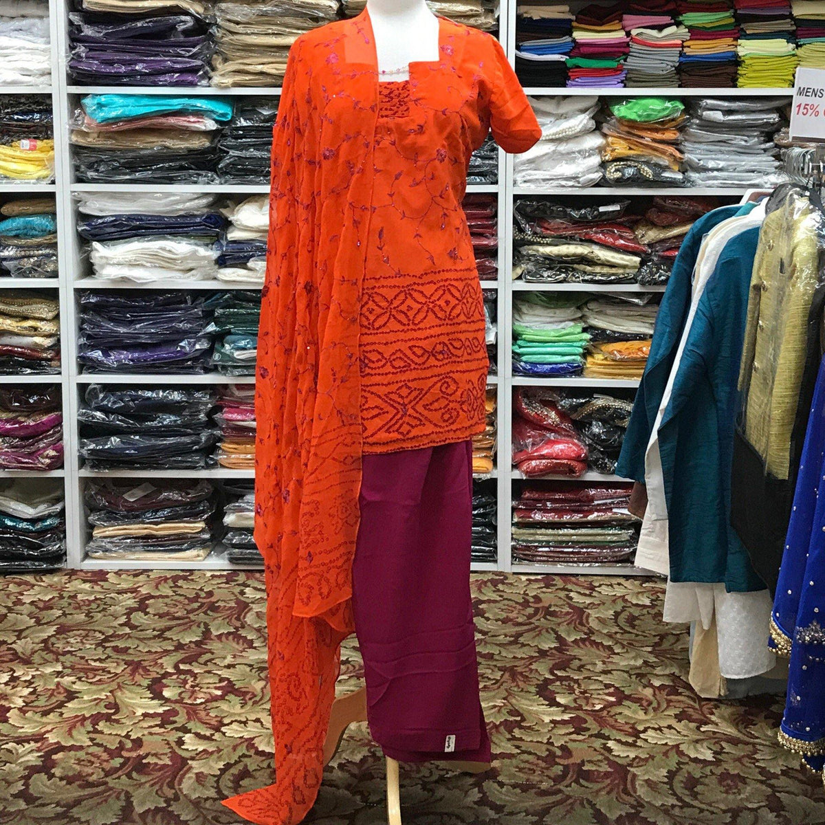 Kurta Shalwar Dupatta Size 46 - Mirage Sari Center