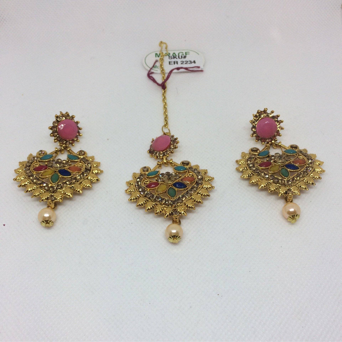 Earrings Tikka - Mirage Sarees
