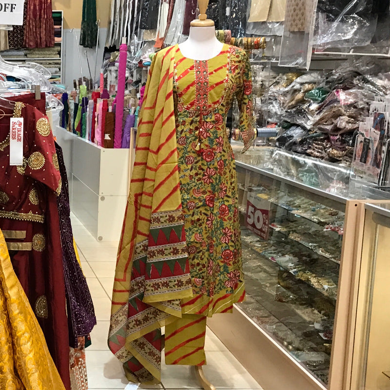 KURTA TROUSER SCARF, SIZE 40