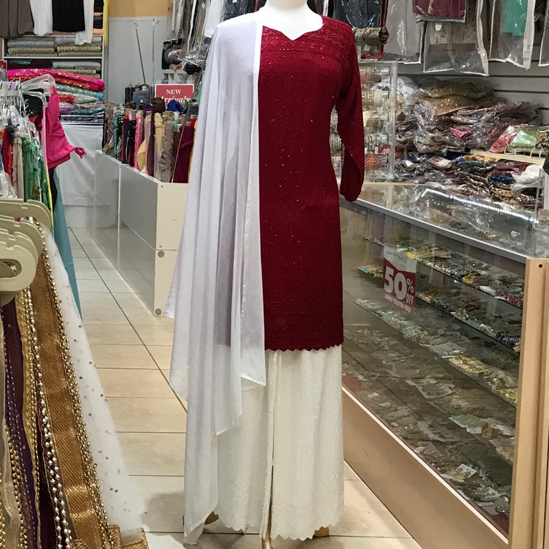 KURTA TROUSER SCARF SIZE 42