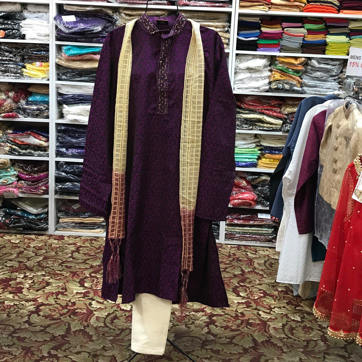 Kurta Pajama With Dupatta Size 52 - Mirage Sari Center
