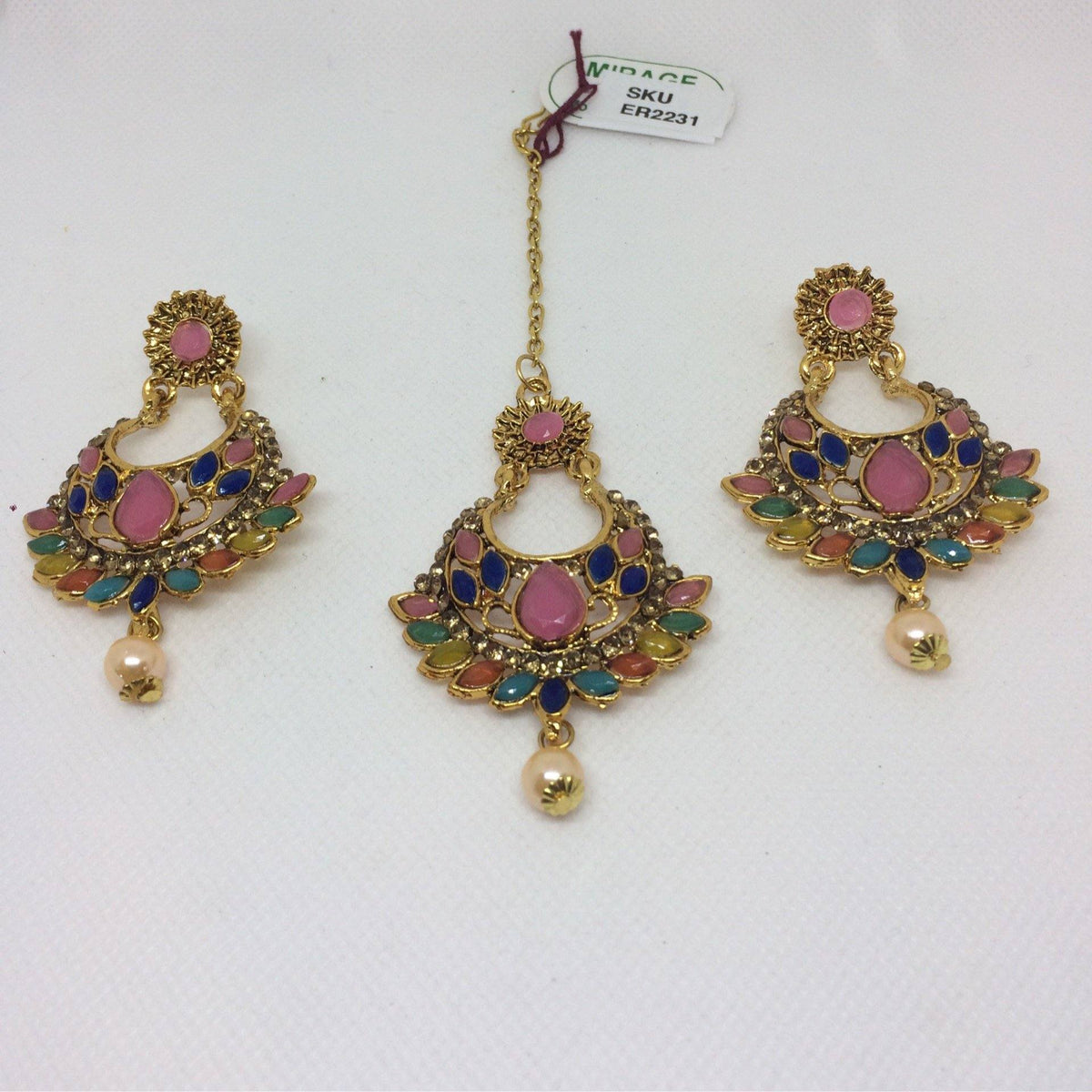 Earrings Tikka - Mirage Sarees