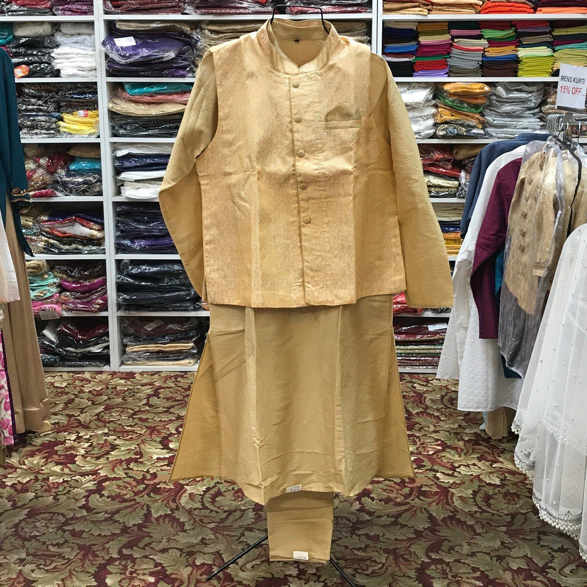 Kurta Vest Pajama Size 50 - Mirage Sari Center