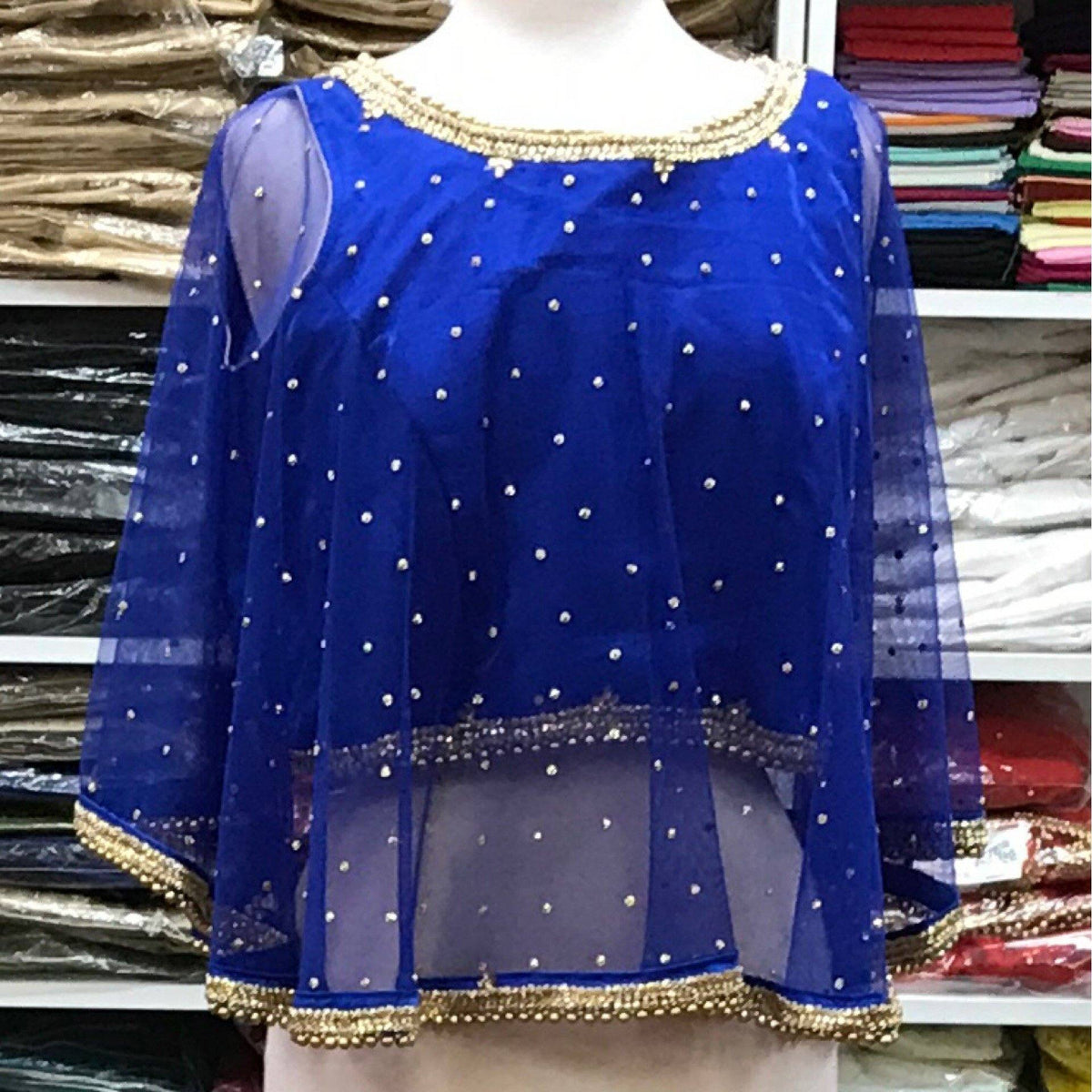Poncho Blouse Size 40 - Mirage Sarees