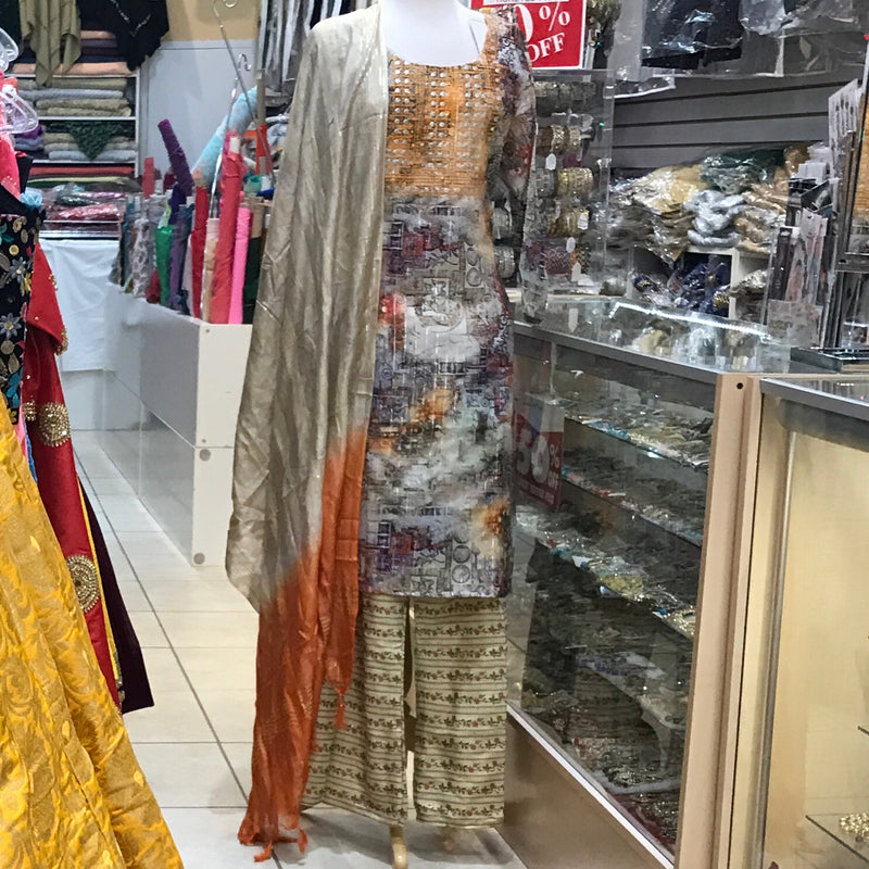 KURTA TROUSER SCARF