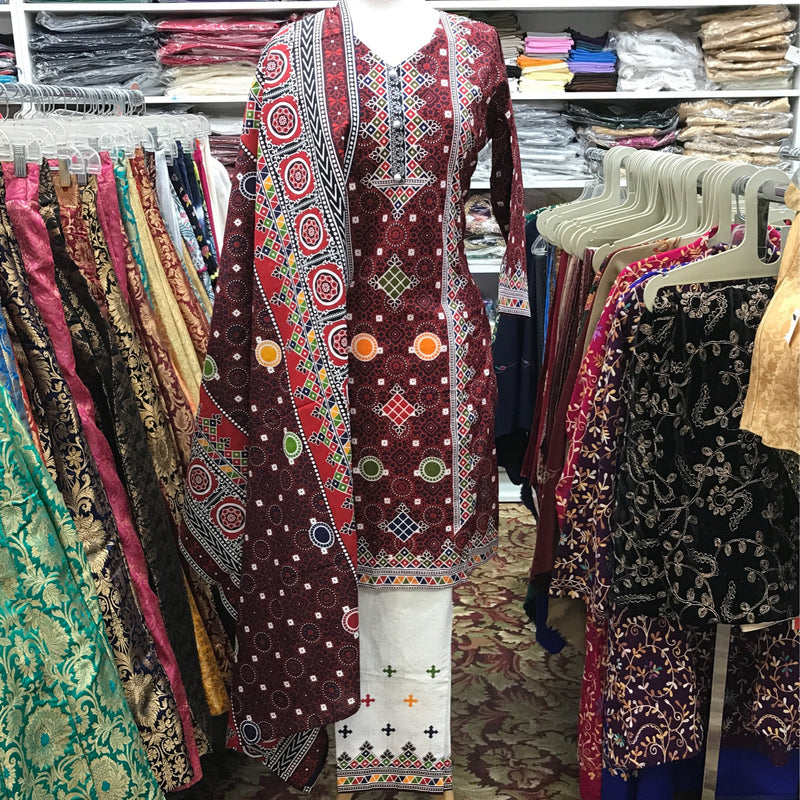 KURTA TROUSER SCARF SIZE 46