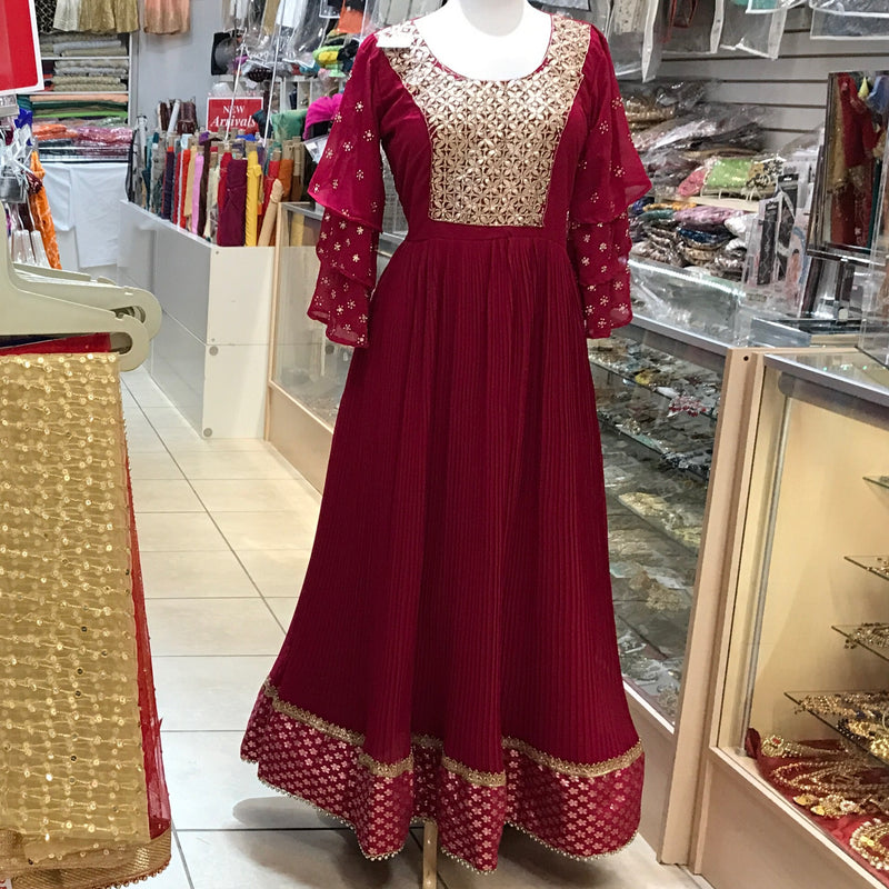 ANARKALI GOWN, SIZE 40
