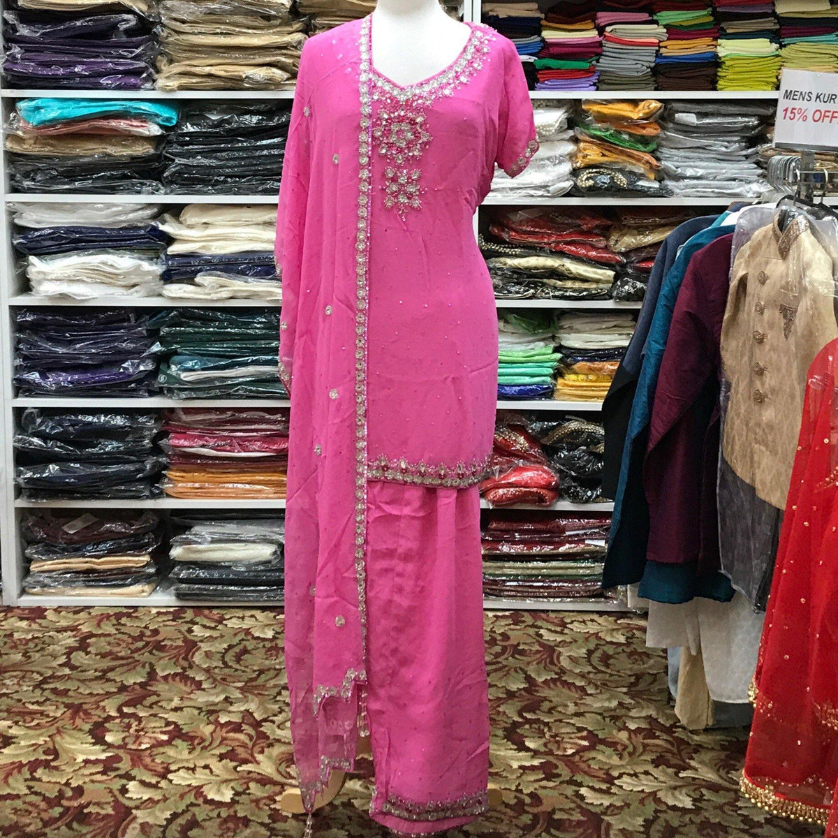Kurta Shalwar Dupatta Size 50 - Mirage Sari Center