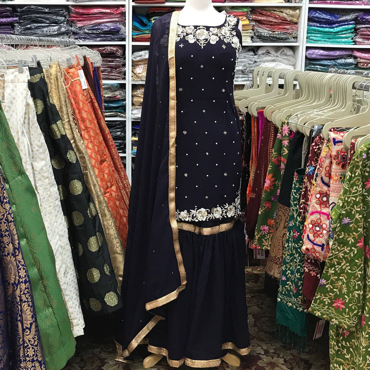 KURTA GARARA SCARF SIZE 40 - Mirage Sarees