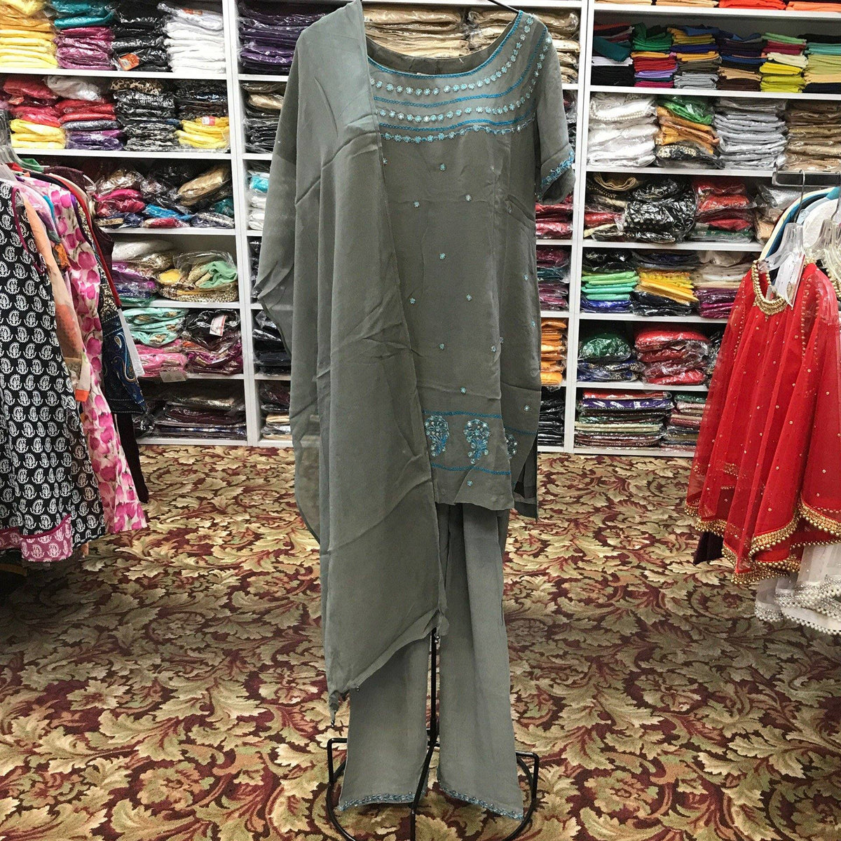 Kurta Shalwar Dupatta Size 44 - Mirage Sarees