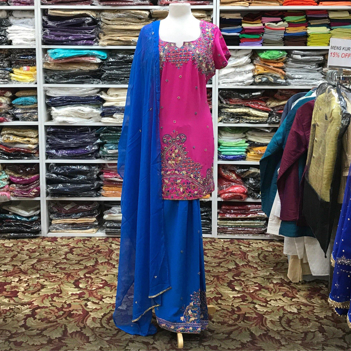 Kurta Shalwar Dupatta Size 44 - Mirage Sari Center