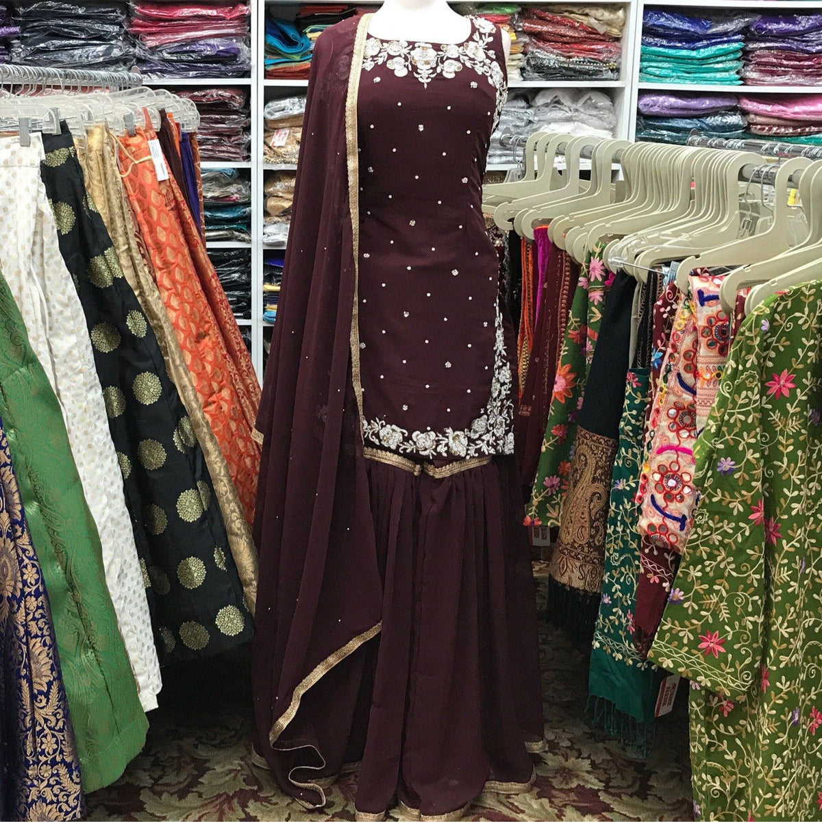 KURTA GARARA SCARF SIZE 38 - Mirage Sarees