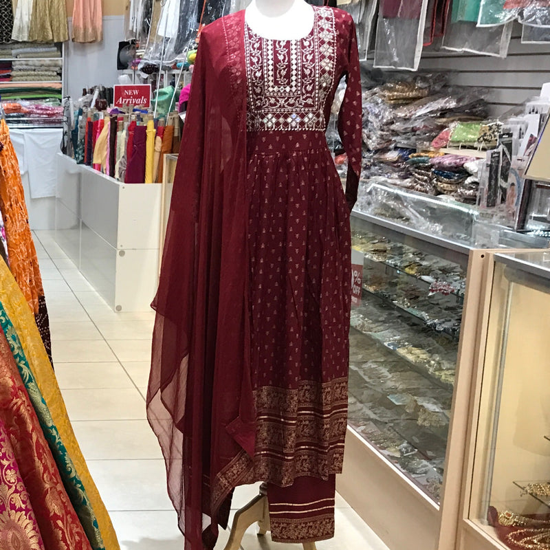 KURTA TROUSER SCARF, SIZE 40