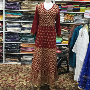 Anarkali Churidar Dupatta Size 44 - Mirage Sari Center