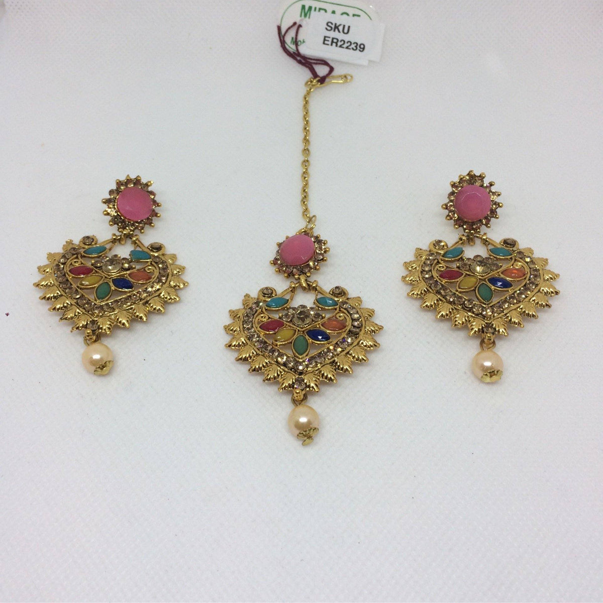 Earrings Tikka - Mirage Sarees
