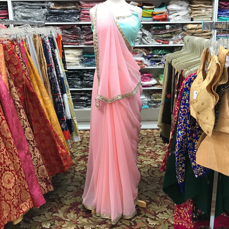 SAREE W/READY BLOUSE