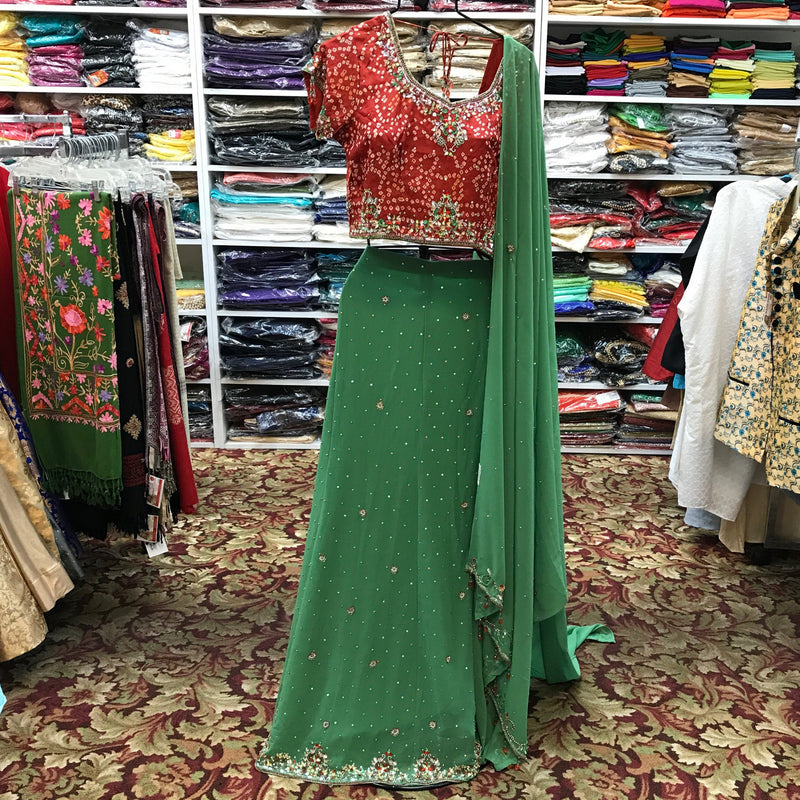 Lehenga Choli Dupatta Size 40