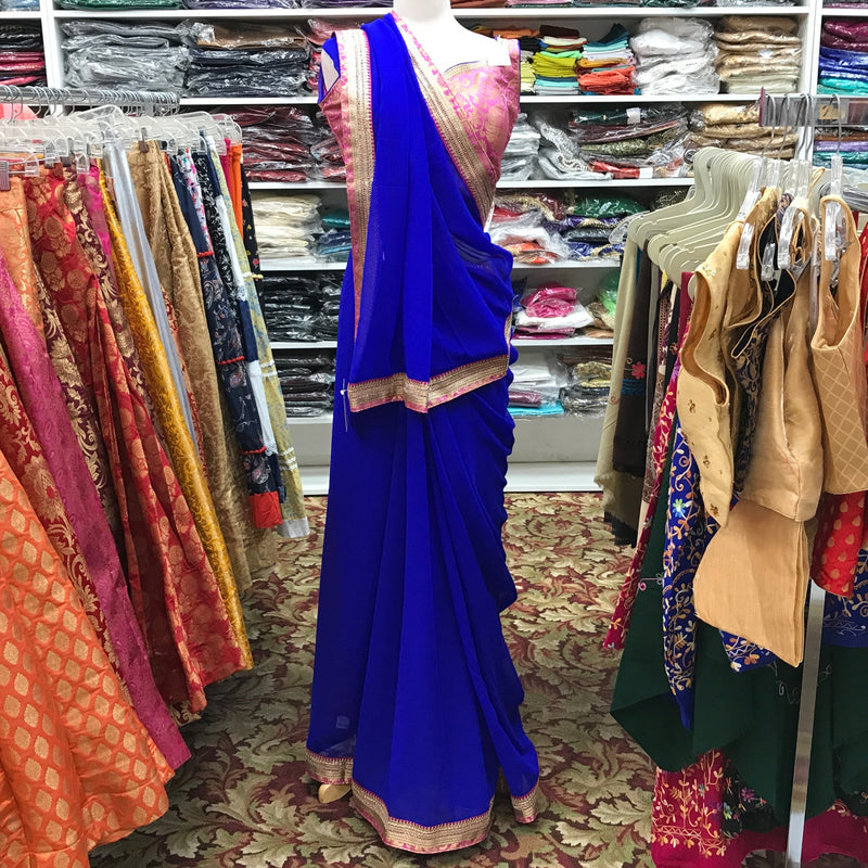 SAREE W/READY BLOUSE