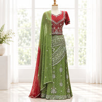 LEHENGA CHOLI SCARF, SIZE 38