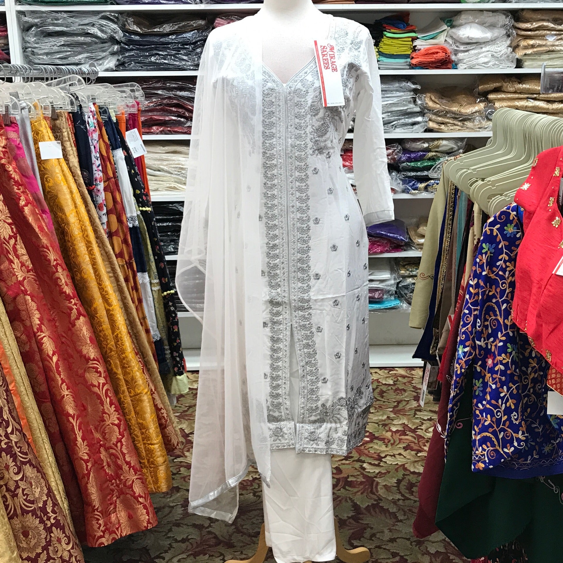 KURTA TROUSER SCARF SIZE 38