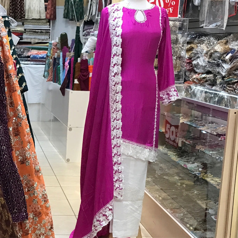 KURTA TROUSER SCARF SIZE 42