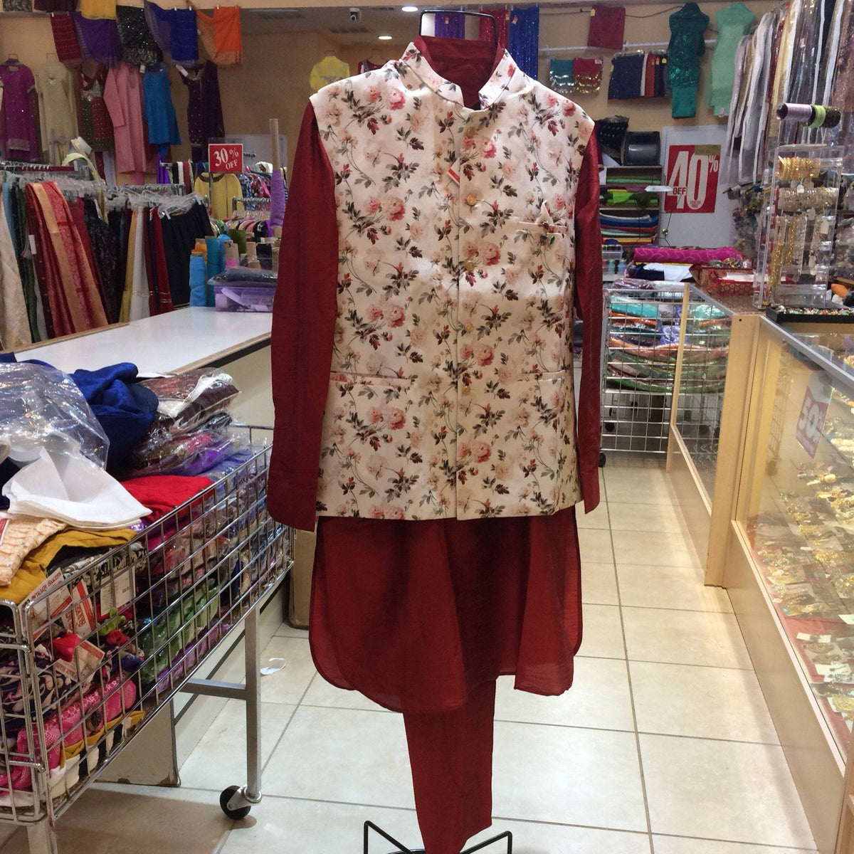 Kurta/Pajama/Waistco size 40 - Mirage Sarees