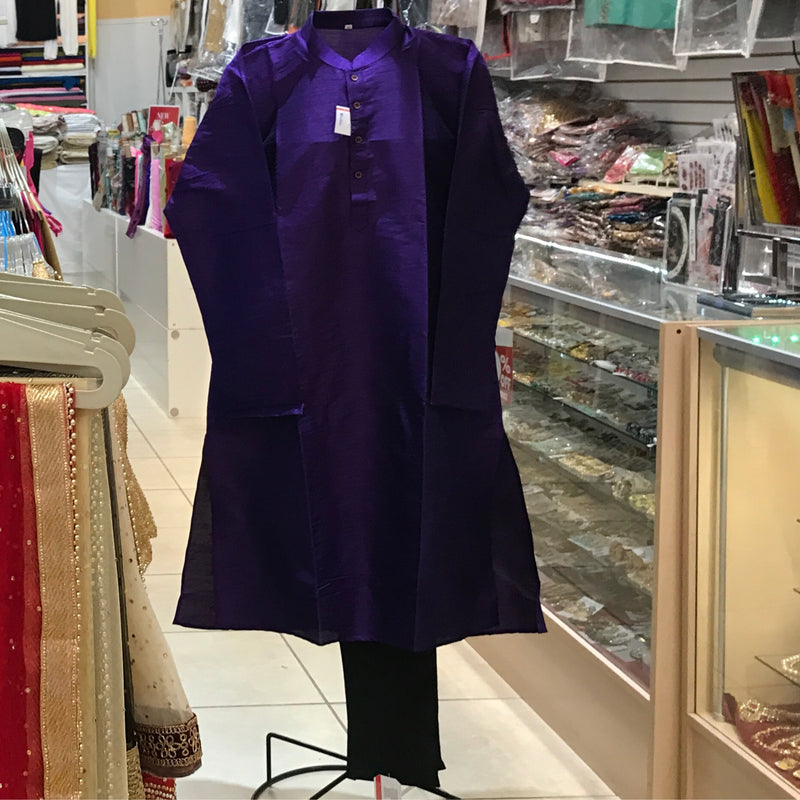 KURTA PAJAMA SIZE 46 DARK PURPLE