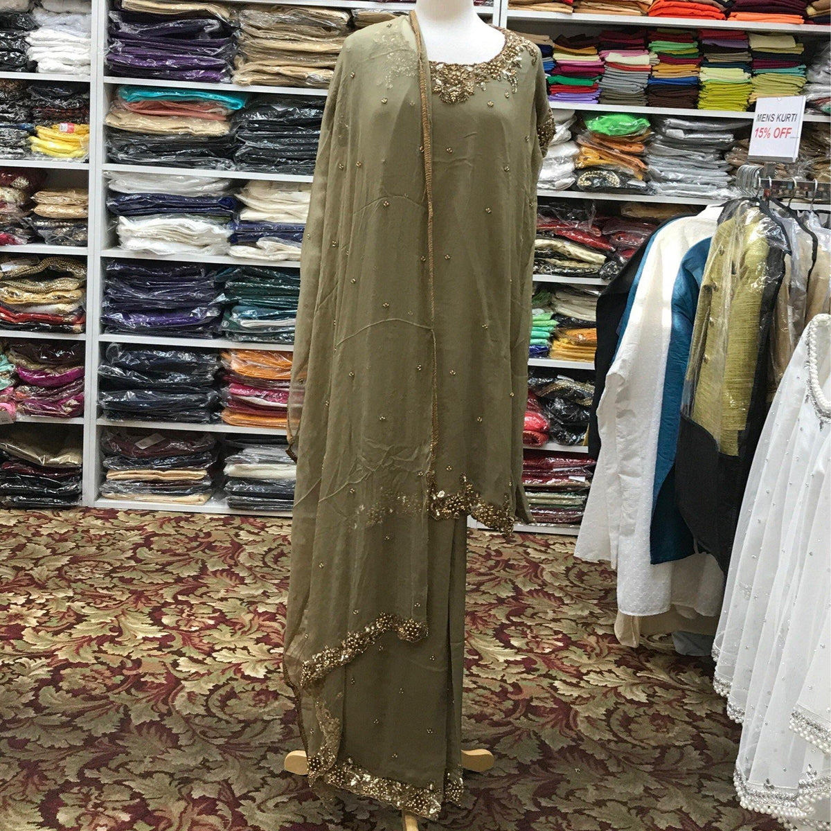 Kurta Shalwar Dupatta Size 46 - Mirage Sari Center