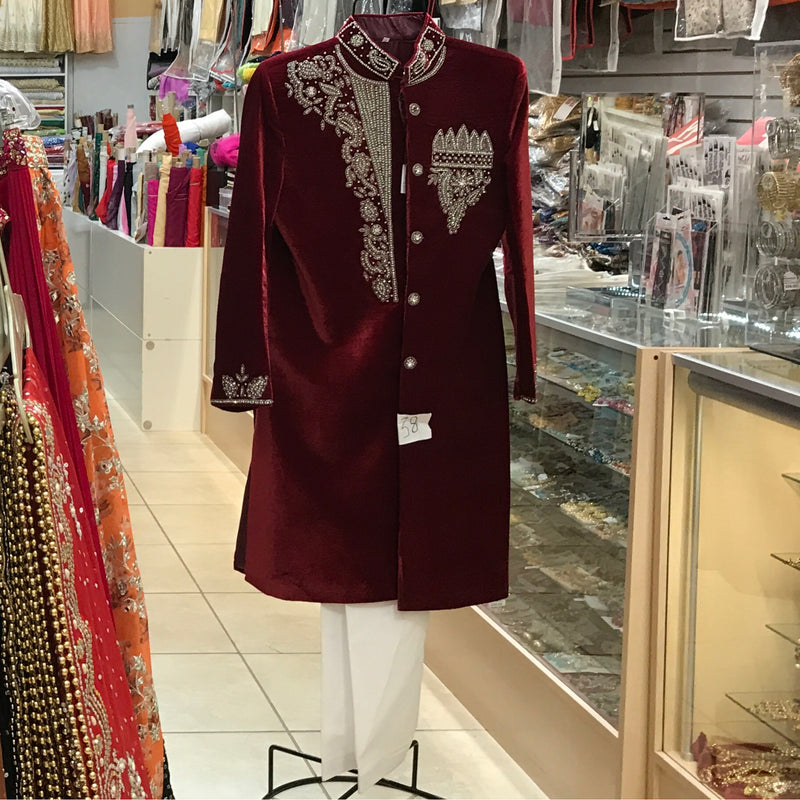 SHERWANI PAJAMA, SIZE 38 (SMALL)