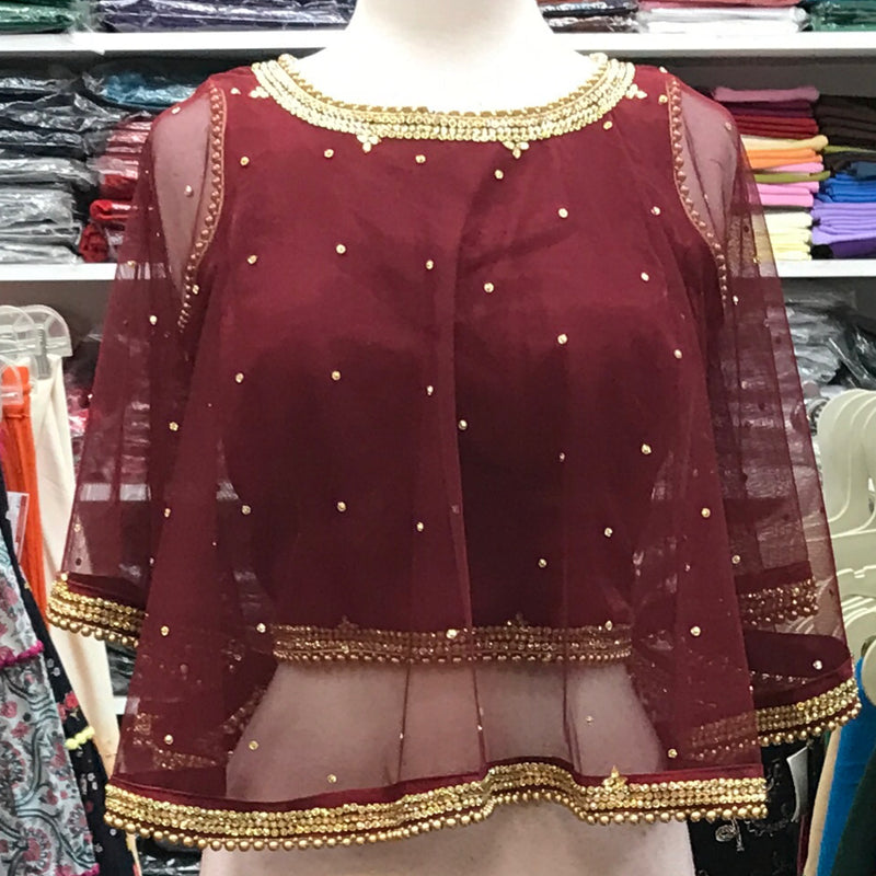 PONCHO BLOUSE SIZE 40