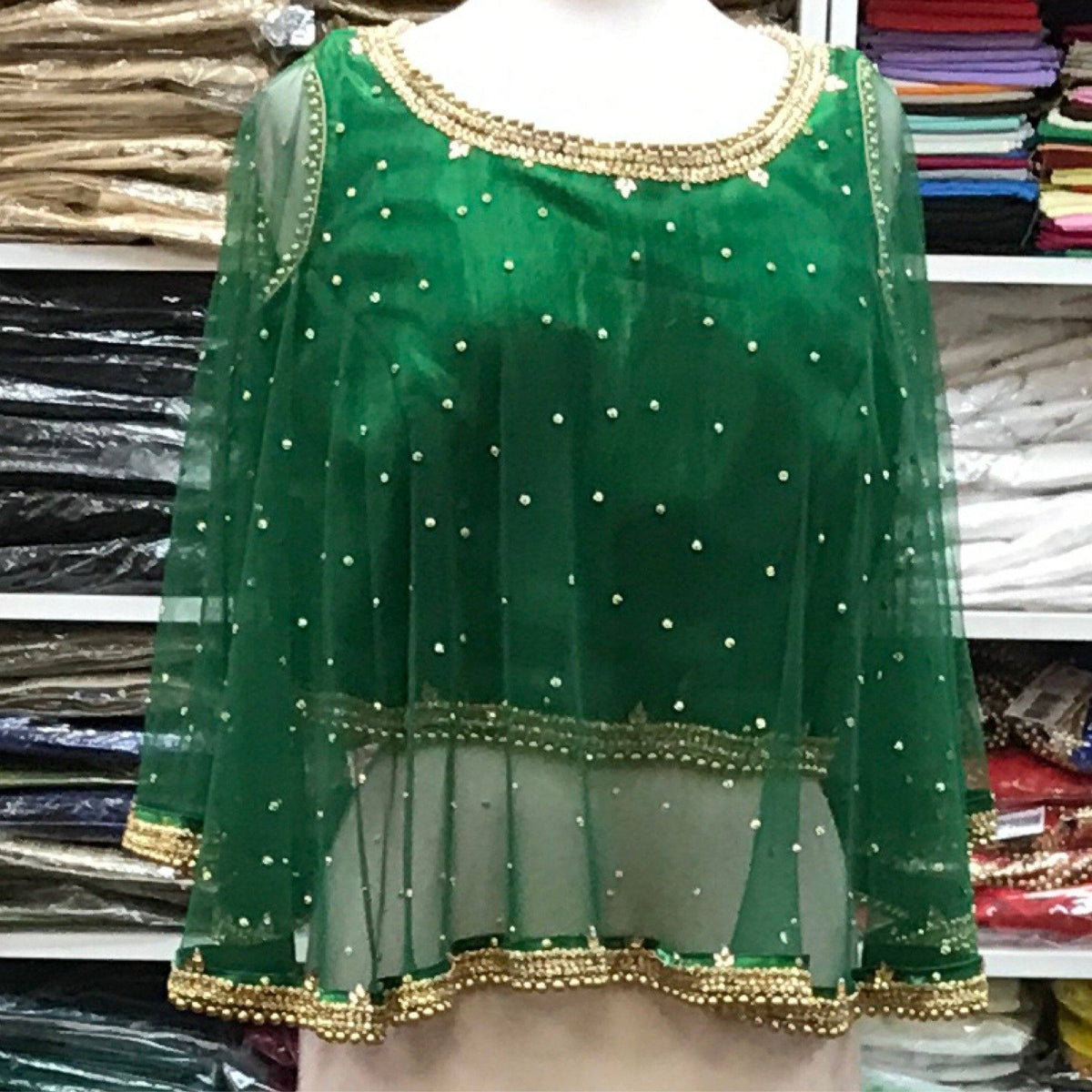 Poncho Blouse Size 40 - Mirage Sarees